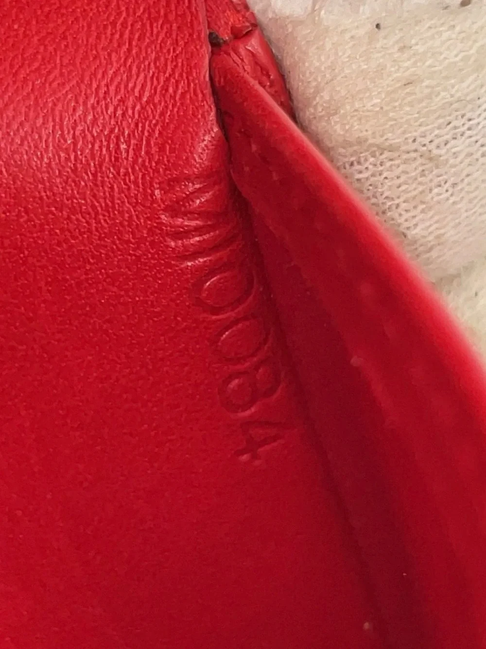 Louis Vuitton Vernis Portefeuille Viennois Red